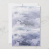 Sie ist auf Wolke neun Brautparty Dankeskarte (Rückseite)