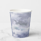 Sie ist auf Wolke neun Pappbecher (Rückseite)