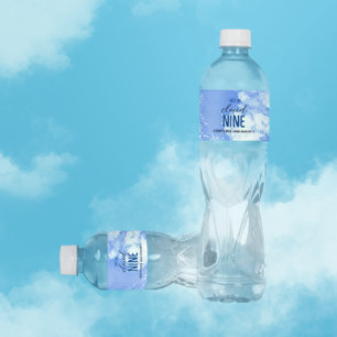Sie ist auf Wolke Sieben! Brautparty/Junggesellinn Wasserflaschenetikett