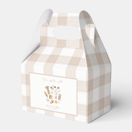 Sie ist aus dem Markt Blumige Hochzeitsdusche Geschenkschachtel (Vorderseite)