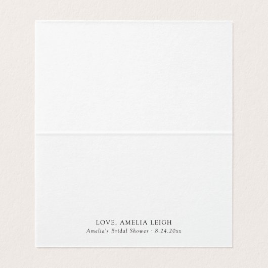 Sie ist aus dem Markt, danke (Innenseite Aufgefaltet)