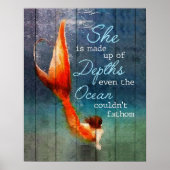 Sie ist aus Tiefen Meerjungfrau Poster (Vorne)