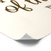 Sie ist bekleidet in "Stärke und Würde Poster" Poster (Ecke)