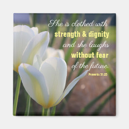 Sie ist bekleidet - Sprichwörter 31:25 Florin Magnet