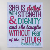 Sie ist bekleidetes Poster (Vorne)