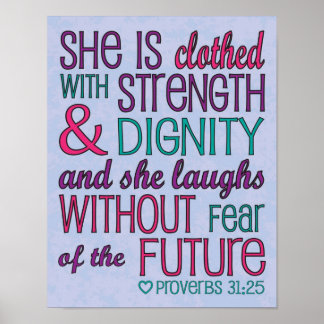 Sie ist bekleidetes Poster