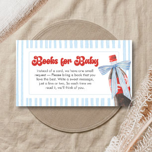 Sie ist bereit, Baby Shower Bücher für Baby zu bek Begleitkarte