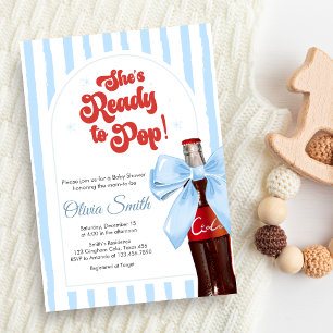 Sie ist bereit, Baby-Shower-Einladung zu platzen Einladung