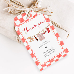 Sie ist bereit, Baby Shower Favor Tags zu knallen Geschenkanhänger