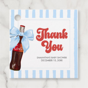 Sie ist bereit, Baby Shower Quadrat zu platzen Geschenkanhänger