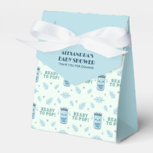 Sie ist bereit, Blue Boho Kawaii Soda zu knallen Geschenkschachtel