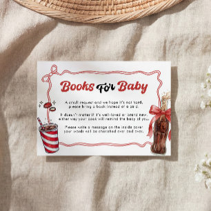 Sie ist bereit, Bücher für Baby-Karte zu bekommen Begleitkarte