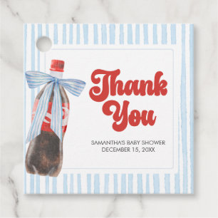 Sie ist bereit, das Baby Shower Quadrat zu platzen Geschenkanhänger