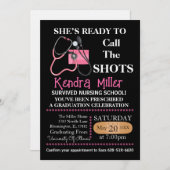 Sie ist bereit, den Shots Nursing Abschluss zu nen Einladung (Vorne/Hinten)