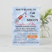 Sie ist bereit, die Schüsse zu nennen Abschluss Einladung (Stehend Vorderseite)