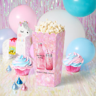 Sie ist bereit, Mädchen-Baby-Party zu platzen Geschenkschachtel
