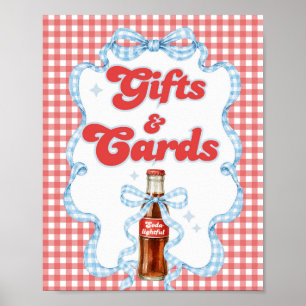 Sie ist bereit Pop Soda Baby Shower Geschenkkarte Poster
