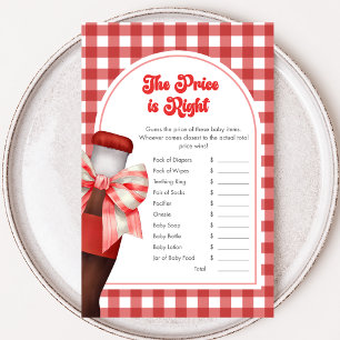 Sie ist bereit zu platzen Baby Shower Der Preis is