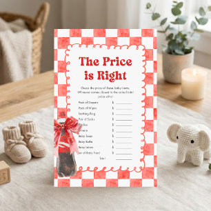 Sie ist bereit zu platzen Baby Shower Der Preis is