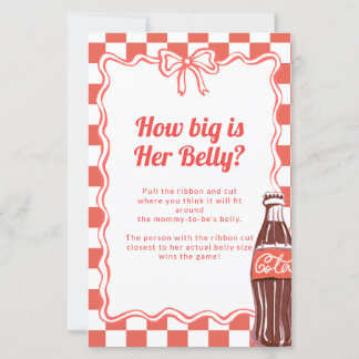 Sie ist bereit zu platzen Baby Shower Mommys Bauch