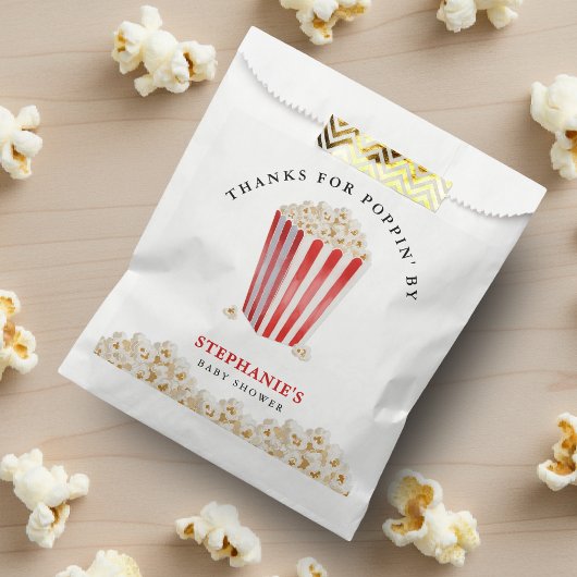 Sie ist bereit zu platzen Baby Shower Popcorn Dank Geschenktütchen