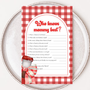 Sie ist bereit zu platzen - Baby Shower - Wer kenn