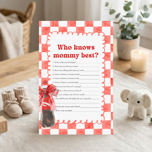 Sie ist bereit zu platzen Baby Shower Wer weiß Mom