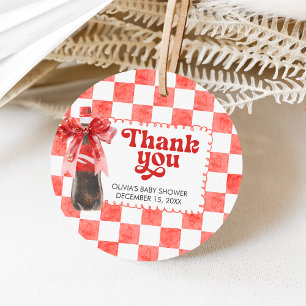 Sie ist bereit zu platzen - Babyparty Favor Tags Geschenkanhänger
