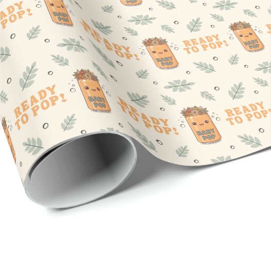 Sie ist bereit zu platzen Geschlechtsneutral Boho  Geschenkpapier (Rolleneckpunkt)