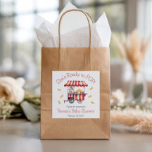 Sie ist bereit zu platzen! Popcorn-Baby-Party