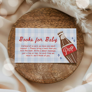 Sie ist bereit zu pop Baby Shower Bücher für Baby Begleitkarte
