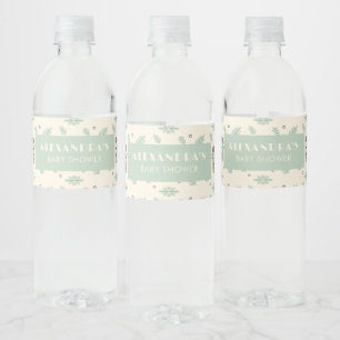Sie ist bereit zu poppen Baby Shower Boho Kawaii S Wasserflaschenetikett