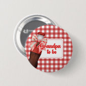 Sie ist bereit zu poppen Baby Shower Opa wird Butt Button (Vorne & Hinten)