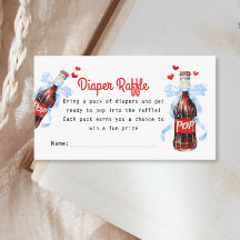 Sie ist bereit zu poppen Baby Shower Windel-Raffle