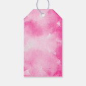 Sie ist bereit zum Pop Baby Boy Dusche Pink Geschenkanhänger (Rückseite)