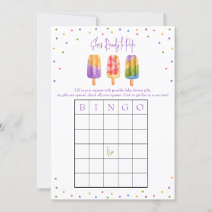 Sie ist bereit zum Pop, Baby Shower BINGO Spiel Einladung
