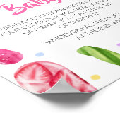 Sie ist bereit zum Pop Babydusche Sprich nicht Bab Poster (Ecke)