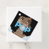 Sie ist bereit zum Pop, Bubblegum Baby Dusche, bla Geschenkanhänger (Beispiel)