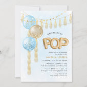 Sie ist bereit zum Pop Confetti Tassel Balloons Einladung (Vorderseite)