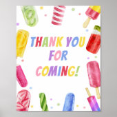 Sie ist bereit zum Pop Danke, dass du gekommen bis Poster (Vorne)