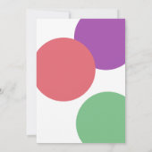 Sie ist bereit zum Pop Einladung (Rückseite)