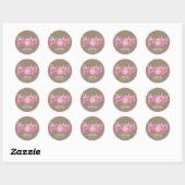 Sie ist bereit zum Pop Girl Baby Shower Stickers (Blatt)