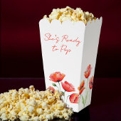 Sie ist bereit zum Pop Poppy Blume Spring Baby Dus Geschenkschachtel