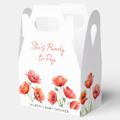 Sie ist bereit zum Pop Poppy Blume Spring Baby Dus Geschenkschachtel (Geöffnet)