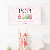 Sie ist bereit zum Pop! Popsicle Baby Dusche Banner (Insitu)
