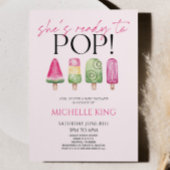 Sie ist bereit zum Pop! Popsicle Baby Dusche Einladung