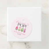 Sie ist bereit zum Pop! Popsicle Baby Dusche Geschenkanhänger (Beispiel)