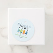 Sie ist bereit zum Pop! Popsicle Baby Dusche Geschenkanhänger (Beispiel)