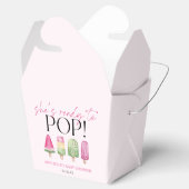 Sie ist bereit zum Pop! Popsicle Baby Dusche Geschenkschachtel (Geöffnet)