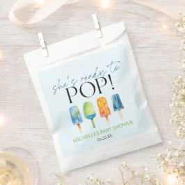 Sie ist bereit zum Pop! Popsicle Baby Dusche Geschenktütchen